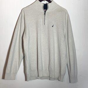 Nautica 100% cotton quarter zip